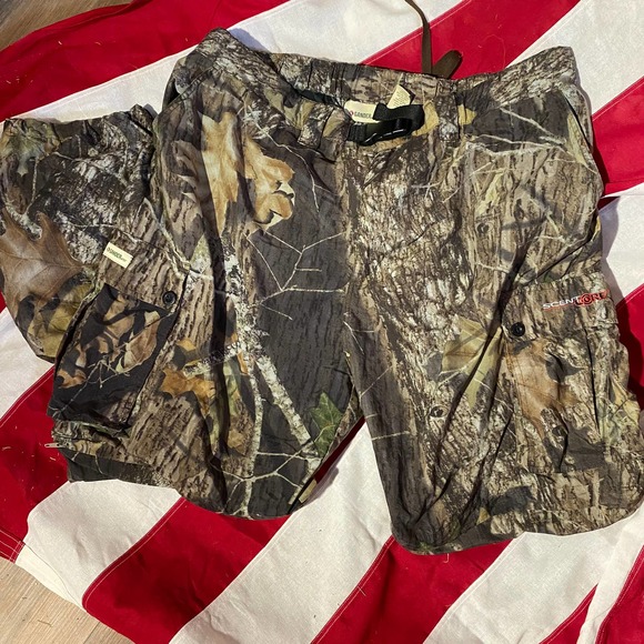 Gander Mountain Mens XL Scent Core Hunting Pants Mossy Oak Break Up - Picture 1 of 14